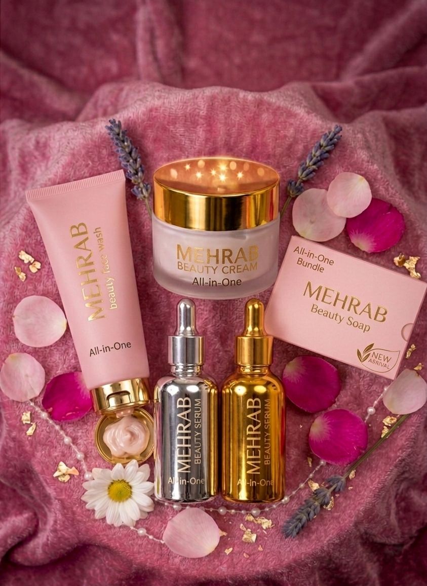Complete Skin Glow Beauty Bundle (4-in-1 Set)