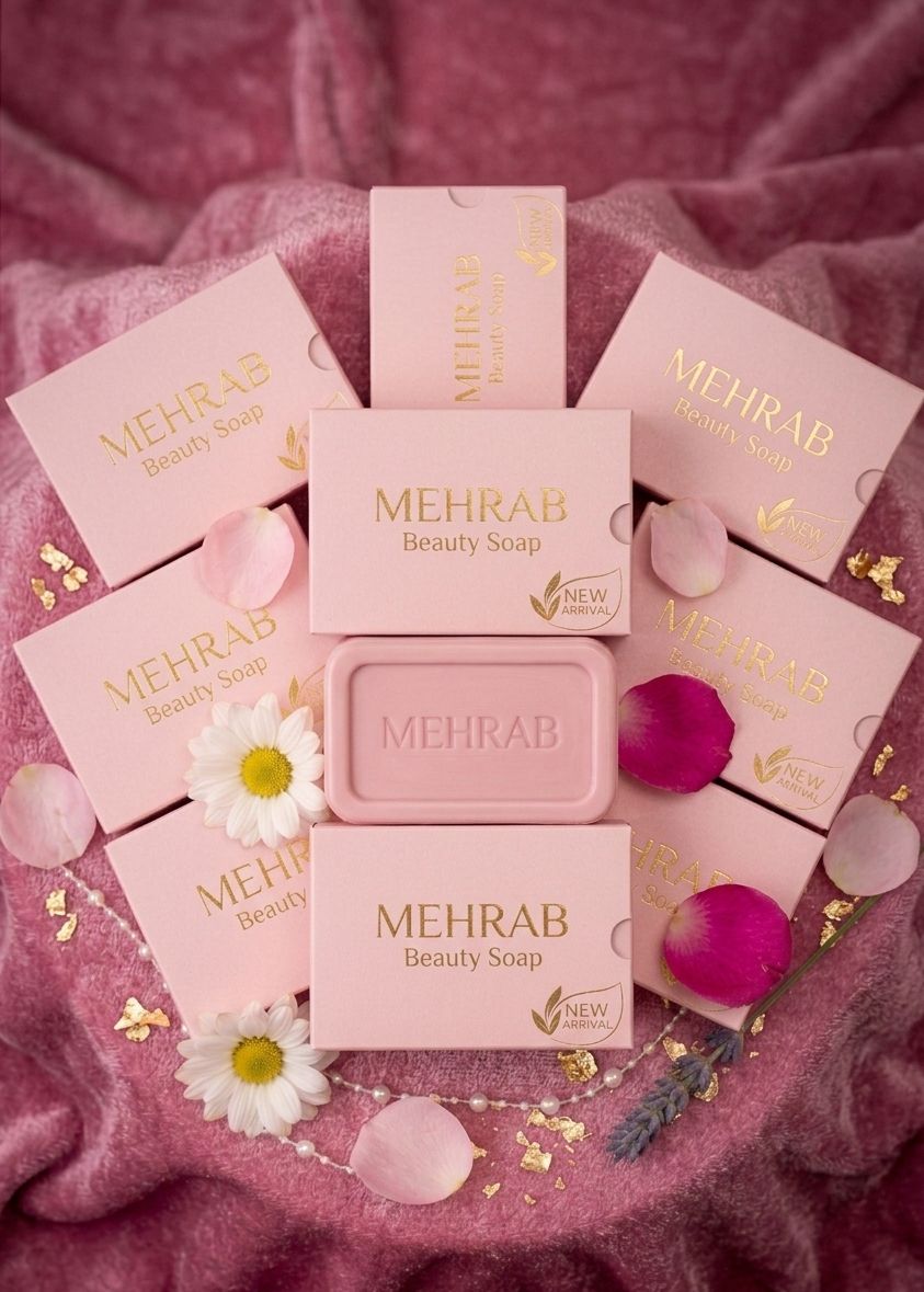 Mehrab Beauty Soap – Skin Brightening &amp; Glow Bar (Premium Whitening Soap)